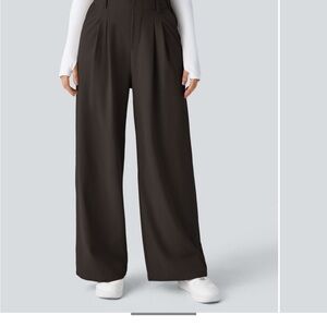 Elegant Black Wide-Leg Women's Pants